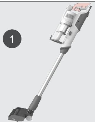 HOOVER HF1P10HX - TEMIZLEYICININ KULLANIMI - 1