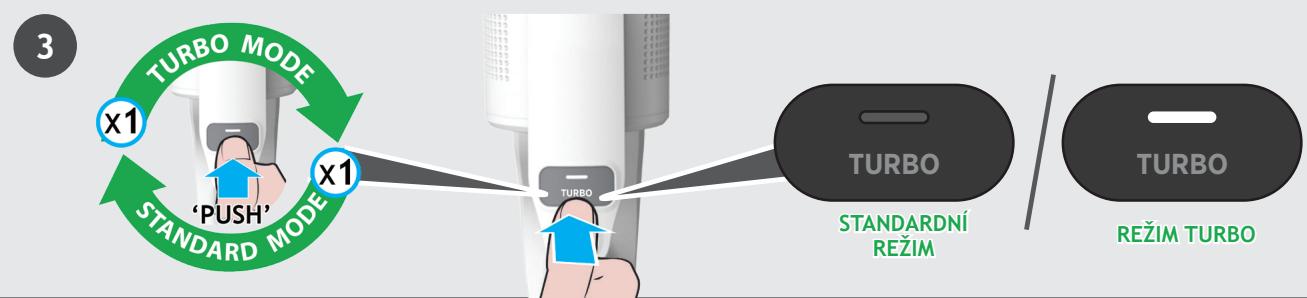 HOOVER HF1P10HX - Použití produktu v režimu nad zemi: - 4