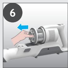 HOOVER HF1P10HX - LEEREN DES STAUBBEHALTERS - 15