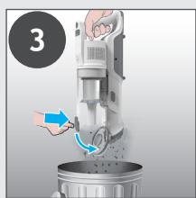 HOOVER HF1P10HX - DE STOFBAK LEDIGEN - 4