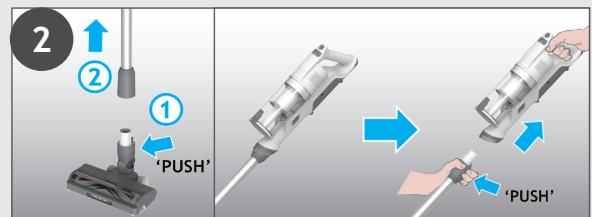 HOOVER HF1P10HX - MINI TURBOSZCZOTKA PET * - 9