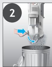 HOOVER HF1P10HX - VASCHETTA RACCOGLIPOLVERE E FILTRI - 3