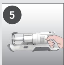 HOOVER HF1P10HX - TOMMA DAMMBEHÄLLAREN - 6