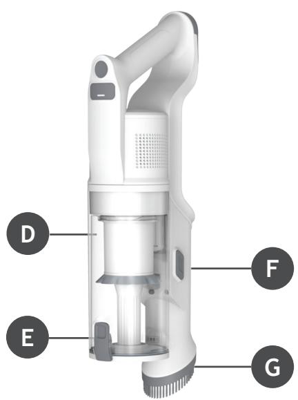 HOOVER HF1P10HX - KOMPOHEHTbI NbJIECOCA: - 1