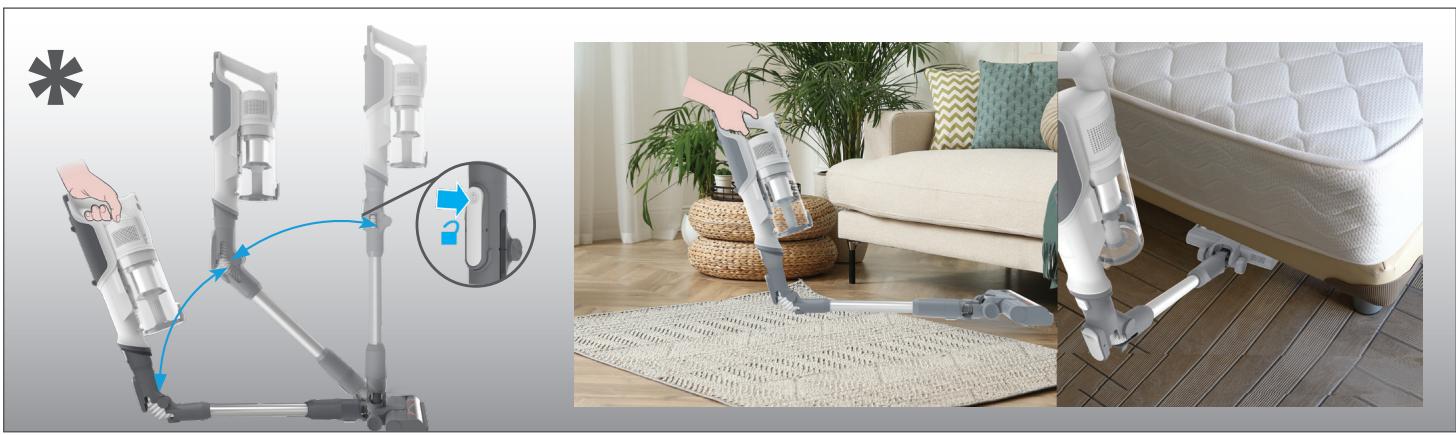 HOOVER HF1P10HX - FLEKSIBEL TILSTAND* - 1