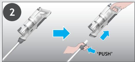 HOOVER HF1P10HX - CÓMOC VACIAR EL DEPOSITO DE SUCIEDAD - 3