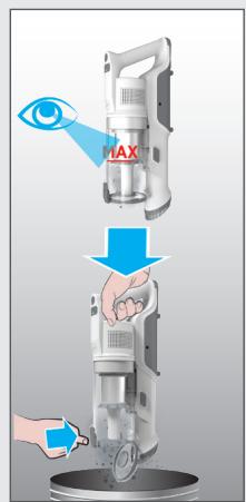 HOOVER HF1P10HX - TOZ HAZNESINI BOŞALTMA - 1