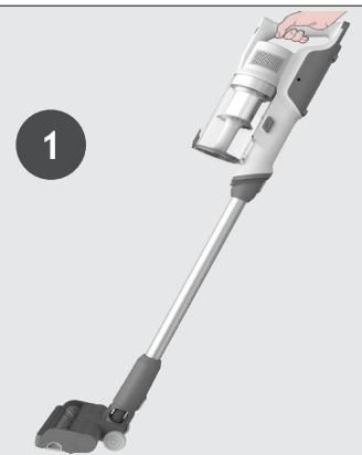 HOOVER HF1P10HX - USING YOUR CLEANER - 1