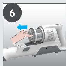 HOOVER HF1P10HX - EMPTYING THE DUST BIN - 15