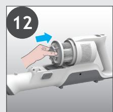 HOOVER HF1P10HX - TØMNING AF STØVBEHOLDEREN - 20