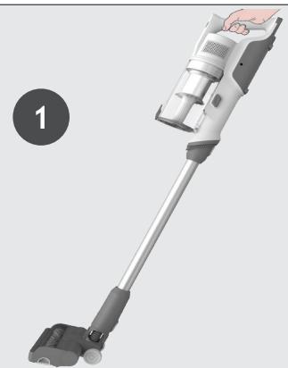 HOOVER HF1P10HX - BRUG AF STØVSUGEREN - 1