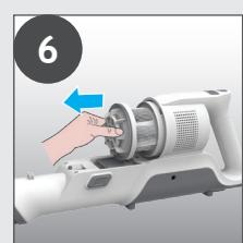 HOOVER HF1P10HX - TØMNING AF STØVBEHOLDEREN - 15