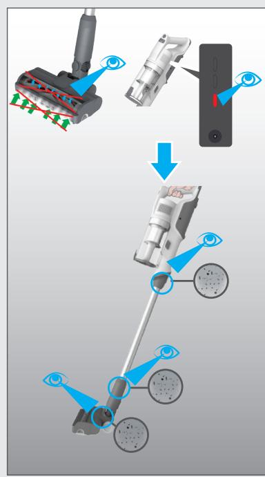 HOOVER HF1P10HX - OVER GULVET / HÄNDHOLDT MODUS - 32