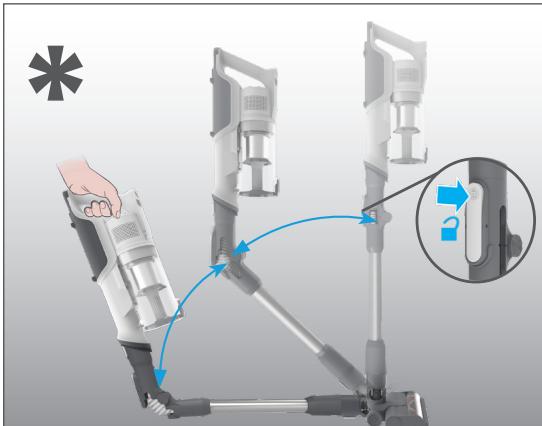 HOOVER HF1P10HX - Mode flexible* - 1