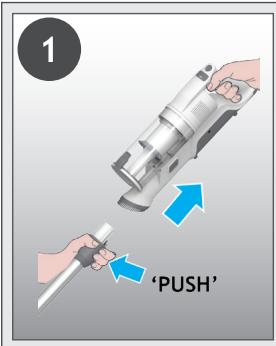 HOOVER HF1P10HX - Para usar o produits no modo Acima do Pavimento: - 3