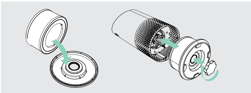LEITZ TrusensPurificateur2415112EU - Repositionnez le filtré - 1