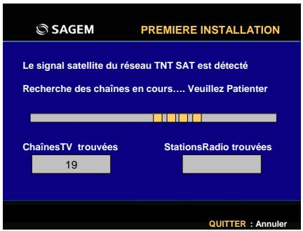 SAGEM ISD 75 - Installation des chaînes de la TNT gratuite - 1