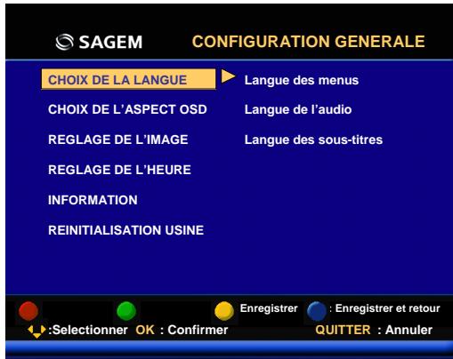 SAGEM ISD 75 - Configuration générale - 1