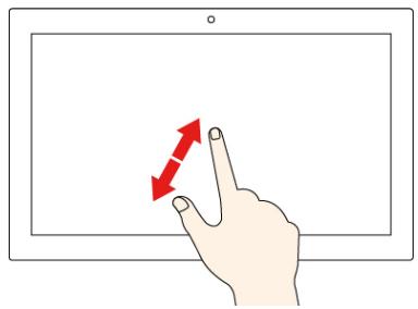 LENOVO Yoga C740 - Rapprochez deux doigts l'un de l'autre - 1