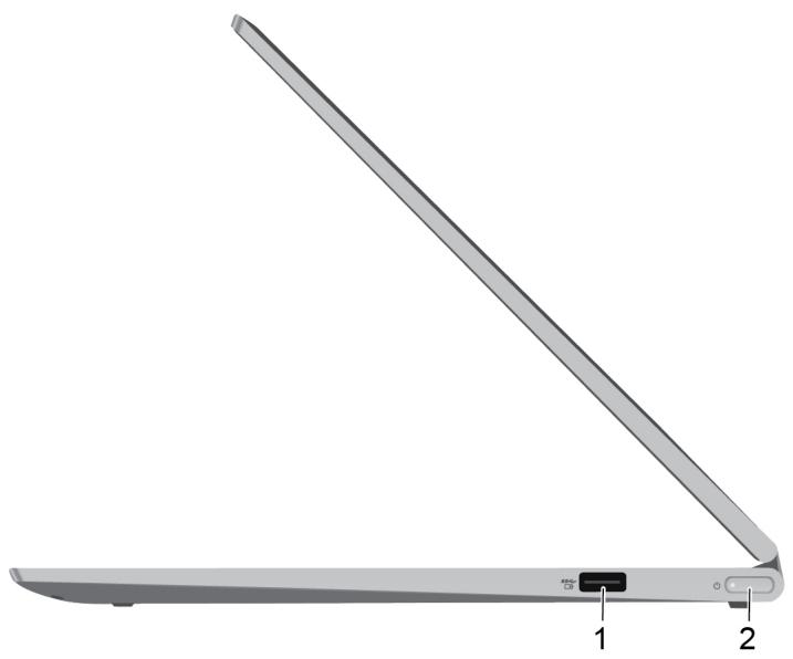 LENOVO Yoga C740 - Vue du côté droit - 1
