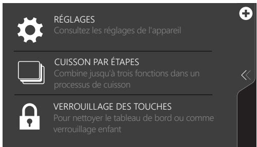 ASKO CM8478G - Utilisation du menu « Plus » - 2