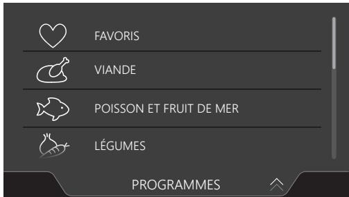 ASKO CM8478G - Sélection d'un programme - 1