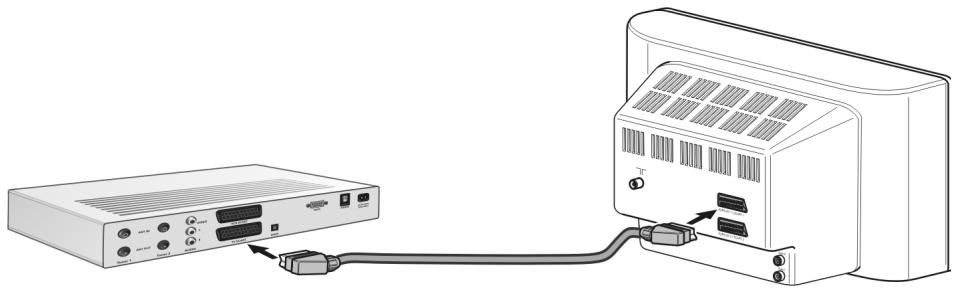 SIEMENS M 365 TCO - Raccordement du téléviseur - 1
