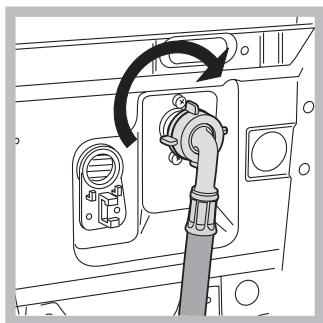 HOTPOINT-ARISTON ARTXL145 - Raccordement du tuyau d'arrivée de l'eau - 2