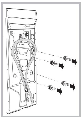 HOTPOINT-ARISTON ARTXL145 - Déballage: enlever les 4 vis - 1