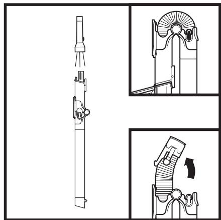DARTY IZ320EU - Kontroller for blokeringer i den handholdte stovsuger: - 1