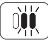 DARTY IZ320EU - Batteriindikatorlys på den handholdte støvsuger blinker. - 4