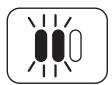 DARTY IZ320EU - Battery Indicator Lights on handheld vacuum are flashing. - 3
