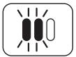 DARTY IZ320EU - Batteriindikatorlys på den handholdte støvsuger blinker. - 3