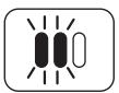 DARTY IZ320EU - Batteriindikatorene på den handholdte støvsugeren blinker. - 3