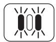 DARTY IZ320EU - Le spie della batteria sull'aspirapolvere portatile lampeggiano. - 2