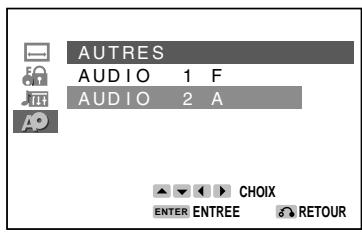 SHARP DVNC70 - Sélection d'une langue parmi AUTRES - 2
