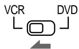 SHARP DVNC70 - Lors du branchement d'un téléviseur via la connexion RF - 1