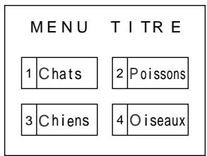 SHARP DVNC70 - Sélection des scènes sur l'écran de menu - 1