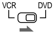 SHARP DVNC70 - Lors du branchement d'un téléviseur à prises de sortie partagée dvd/vcr - 2