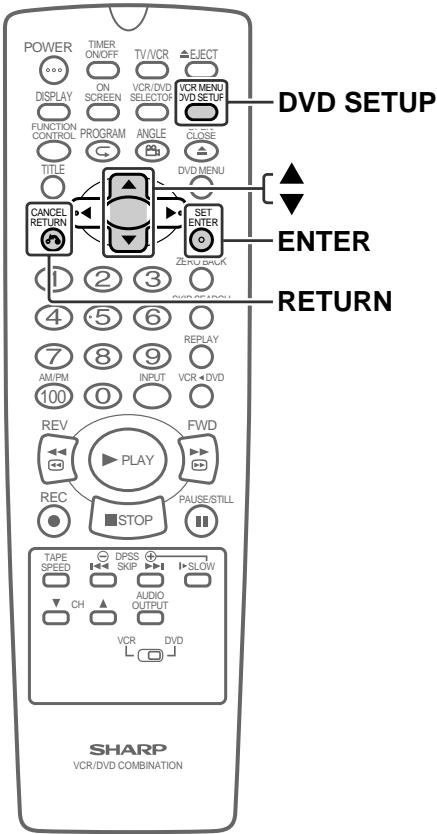SHARP DVNC70 - Réglage de DOLBY digital - 2