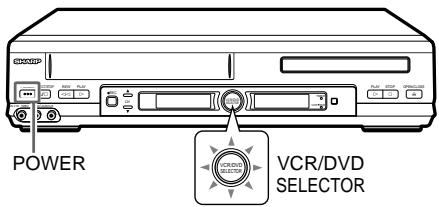 SHARP DVNC70 - Lors du branchement d'un téléviseur via la connexion RF - 2