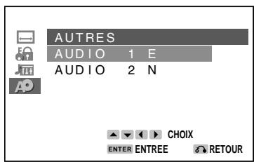 SHARP DVNC70 - Sélection d'une langue parmi AUTRES - 1
