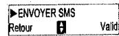 SAGEM D50T - Envoyer un SMS à partir du répertoire - 1