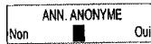SAGEM D50T - Utiliser une annonce anonyme pré-enregistrée - 4