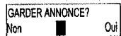 SAGEM D50T - Enregistrer une annonce personnelle - 6