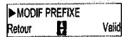 SAGEM D50T - Définir un préfixe PABX - 1
