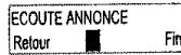 SAGEM D50T - Utiliser une annonce anonyme pré-enregistrée - 5