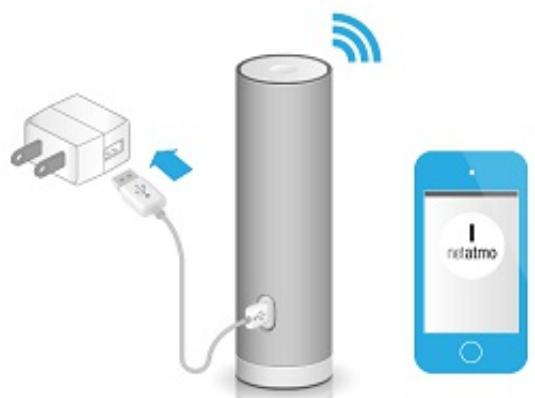 NETATMO NIM0O1-WW - Lors d'une configuration avec un iphone ou android - 1