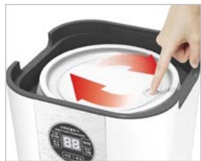 KUVINGS KGC-S POWER - Fonction de deshydratation par rotation manuelle - 1