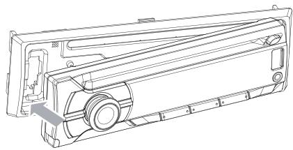 PHILIPS CE135BT - Fixation du panneau avant - 2